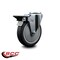Service Caster 5'' Thermo Rubber Wheel Swivel Bolt Hole Caster with Posi Lock Brake SCC-BH20S514-TPRB-PLB - alternate 2